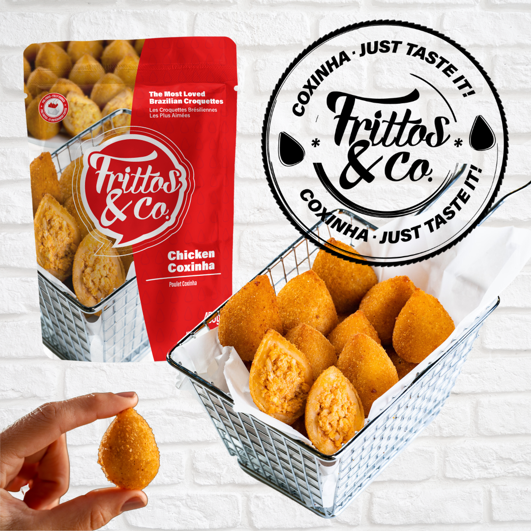 Coxinha Chicken Croquettes  - Two bites